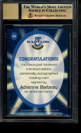1999 Babylon 5 Autograph Adrienne Barbeau Amanda Carter Limited Auto BGS 9.5/10